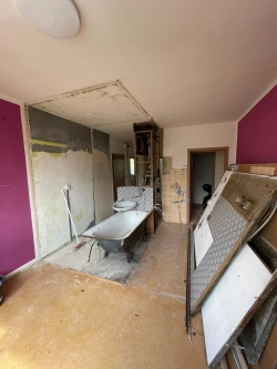 Porovnání stavu interiéru v rámci rekonstrukce