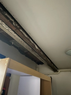 Interiér domu během celkové modernizace